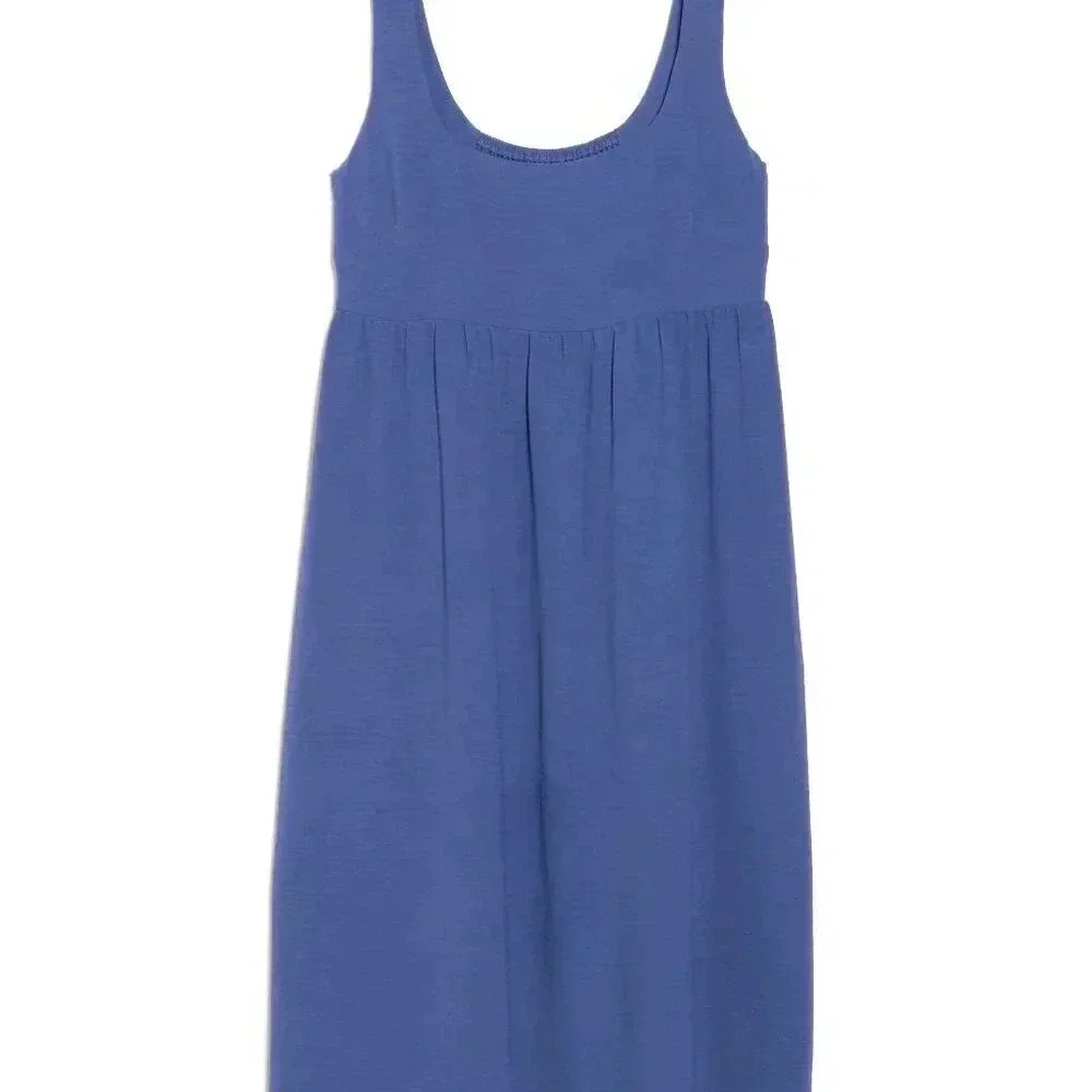 Sleeveless Scoop Neck MIDI DRESS